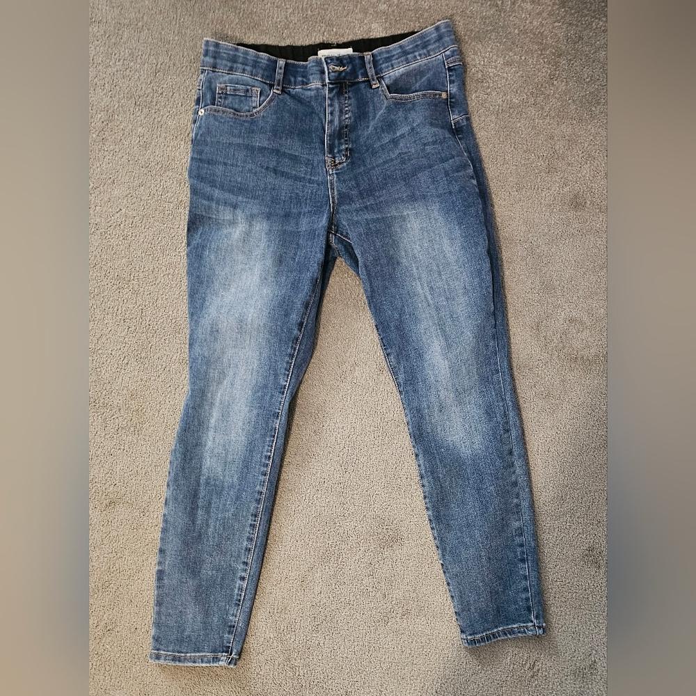 Tribal Women's Blue Skinny Jeans